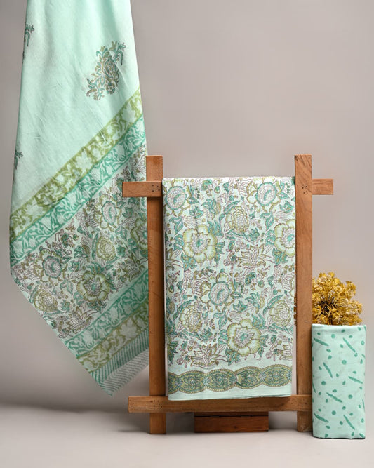 Exclusive Hand Block Printed Cotton Suit Set