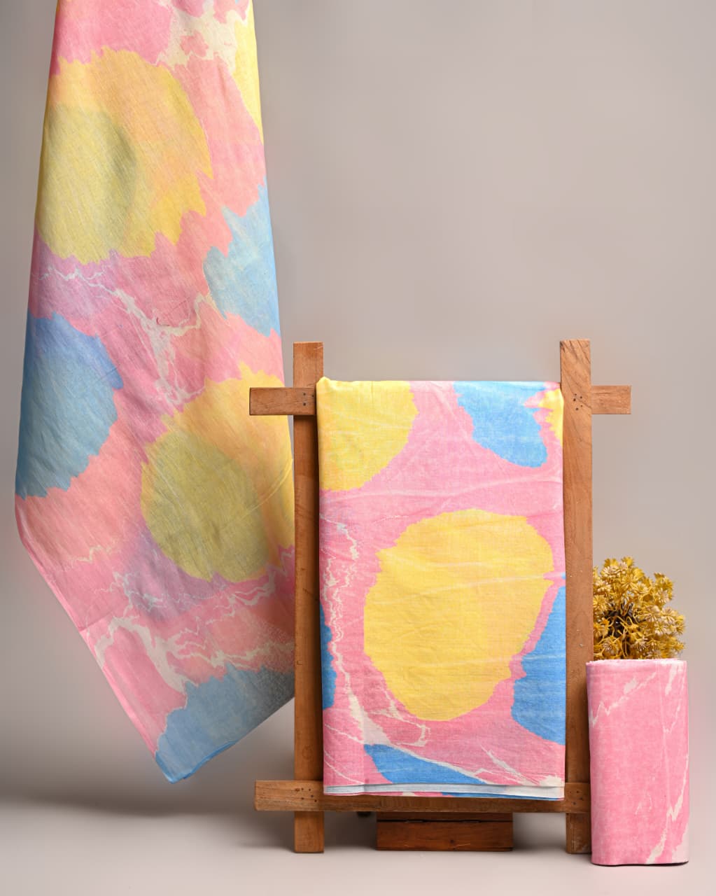 Organic Cotton Suit With Mulmul Dupatta