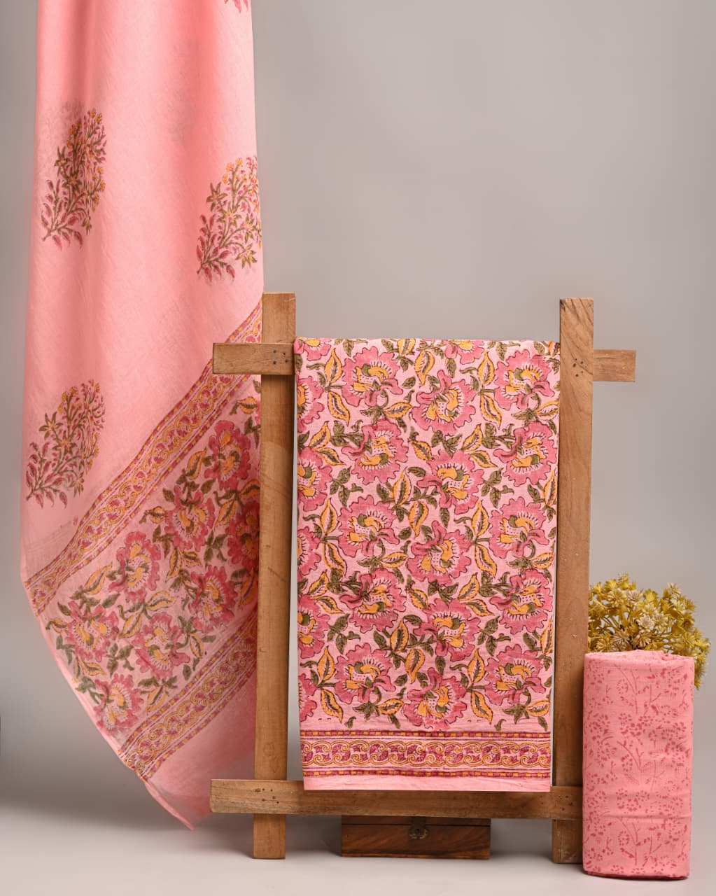 Premium Hand Block Print Soft Cotton Suit Set