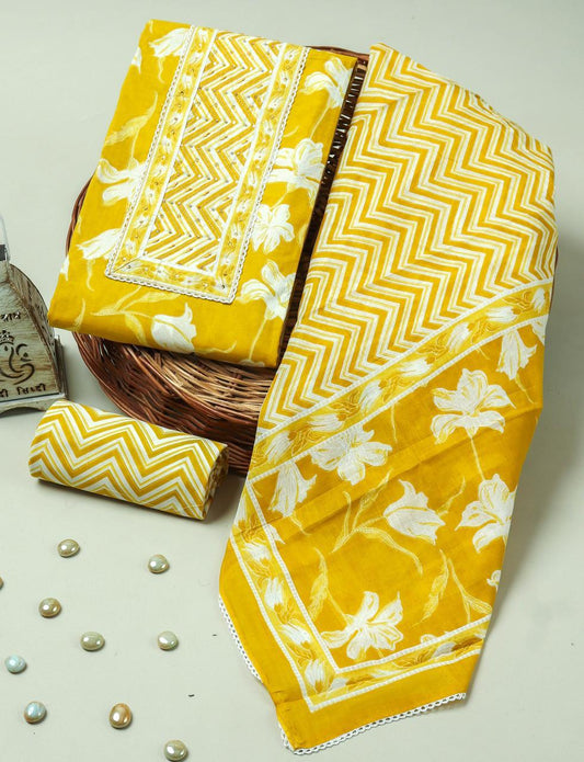 Pure Cotton Suit With Gota Patti Work (12)