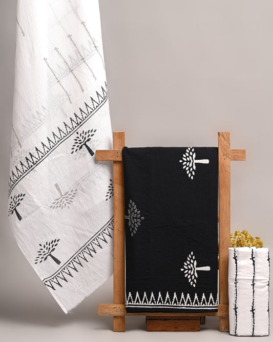 Premium Pure Cotton Suit Set With Mulmul Dupatta 49