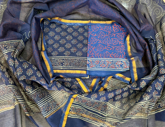 Soft & Lightweight Chanderi Silk Suit - Grace With Comfort