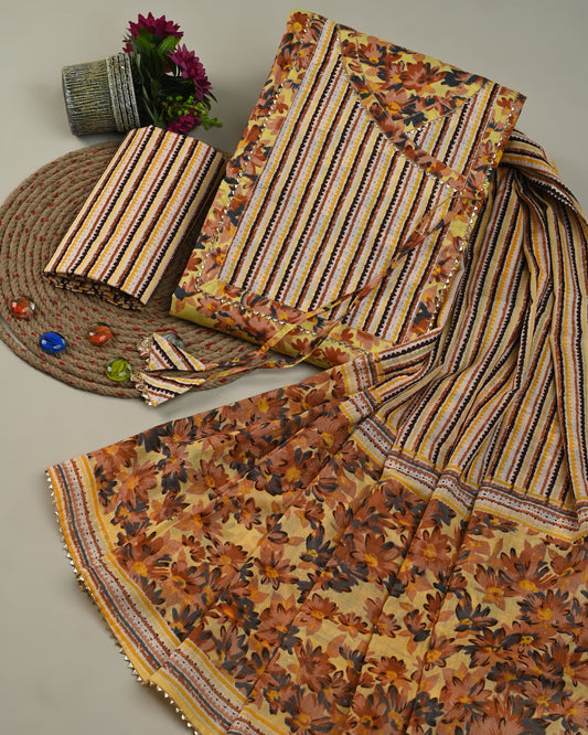 Pure Cotton Suit With Gota Patti Work (4)