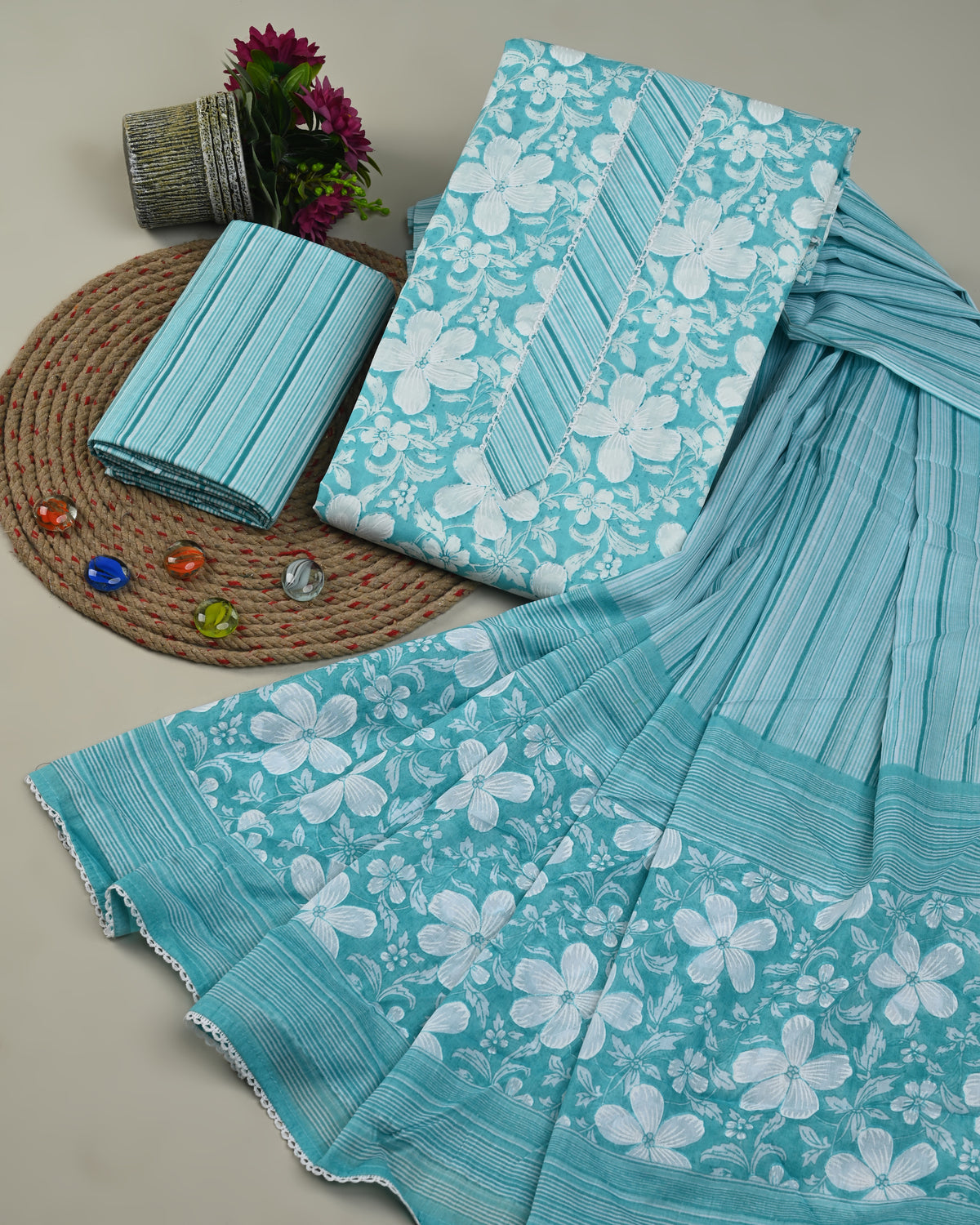 New Cotton Suit With Gota patti Work (19)