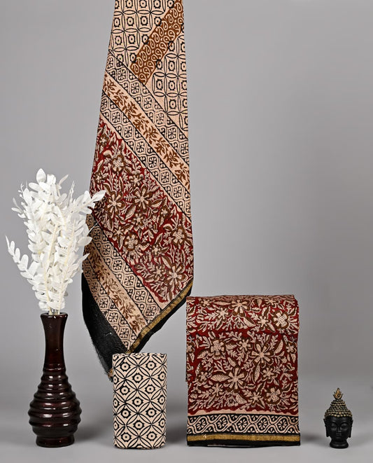Premium Chanderi Silk Suit-Perfect For Festive & Ethnic Wear