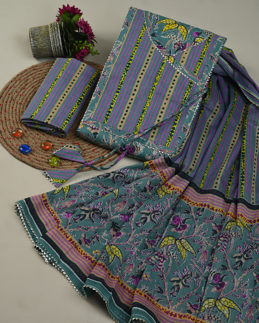 Exclusive Cotton Suit With Gota Patti Work (7)